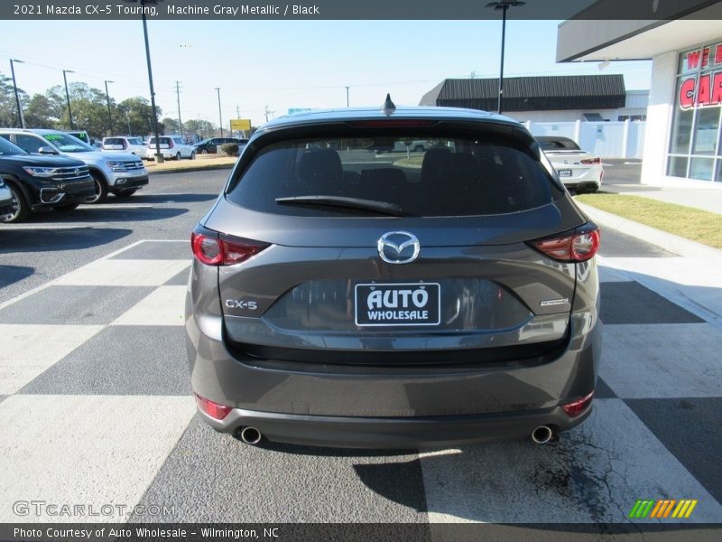 Machine Gray Metallic / Black 2021 Mazda CX-5 Touring