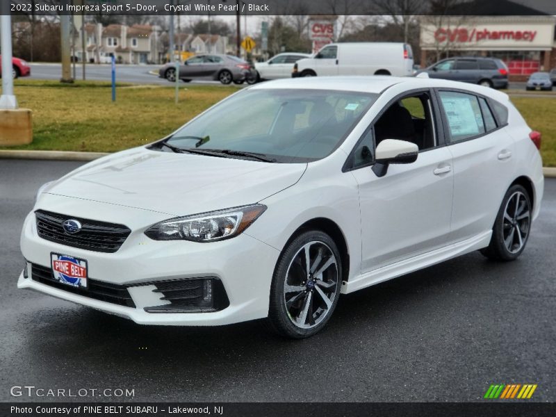Crystal White Pearl / Black 2022 Subaru Impreza Sport 5-Door