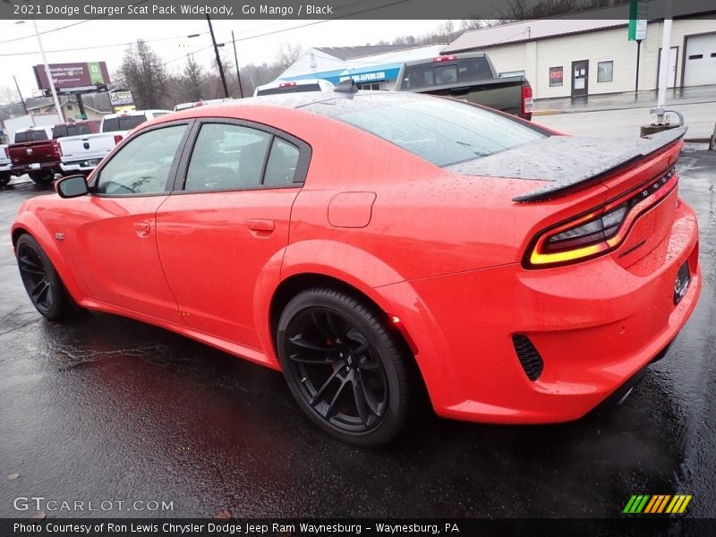 Go Mango / Black 2021 Dodge Charger Scat Pack Widebody