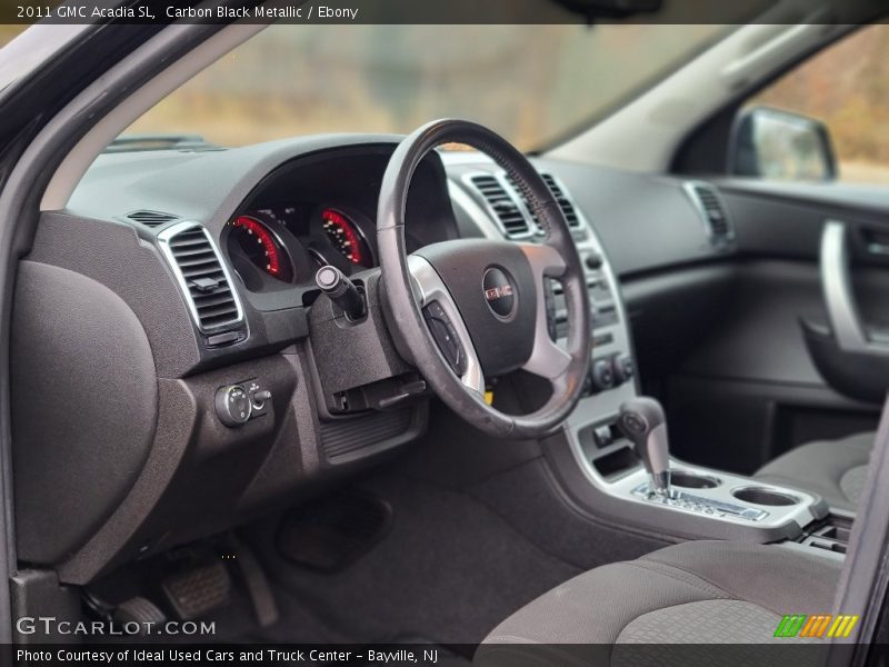 Carbon Black Metallic / Ebony 2011 GMC Acadia SL