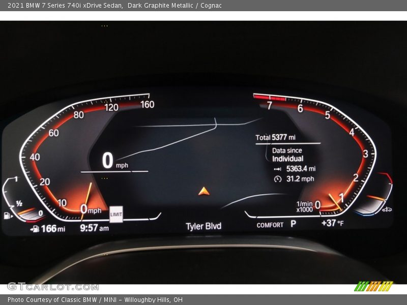  2021 7 Series 740i xDrive Sedan 740i xDrive Sedan Gauges