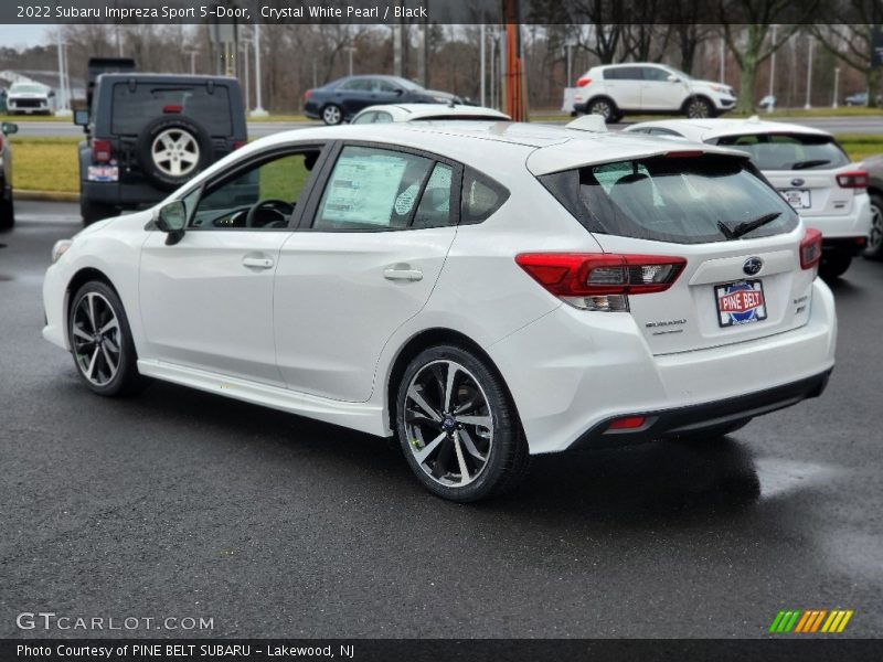 Crystal White Pearl / Black 2022 Subaru Impreza Sport 5-Door