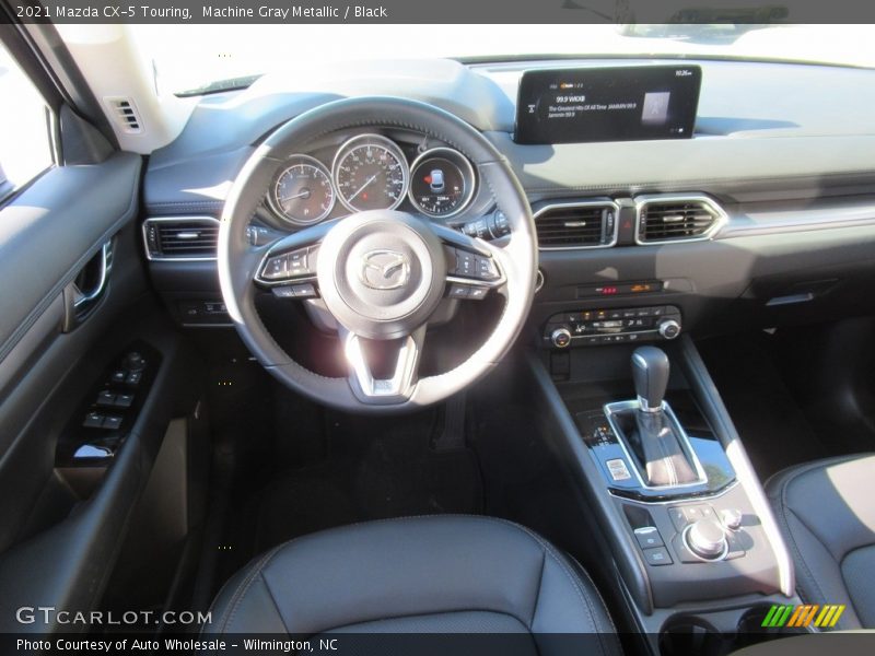 Machine Gray Metallic / Black 2021 Mazda CX-5 Touring
