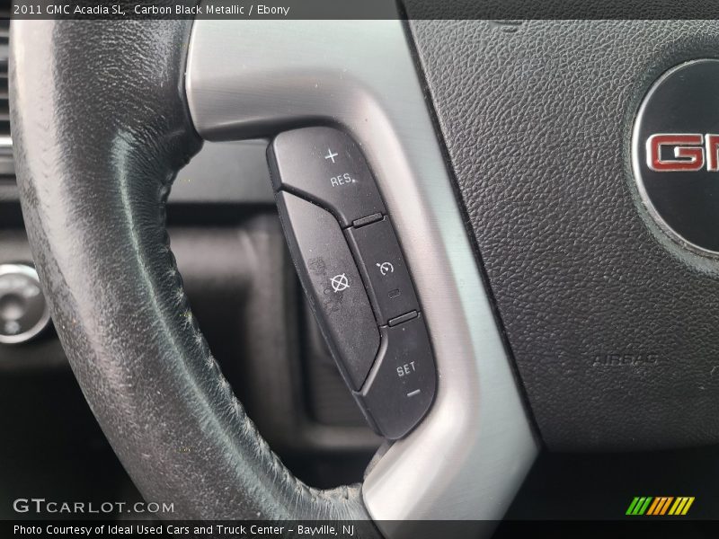Carbon Black Metallic / Ebony 2011 GMC Acadia SL