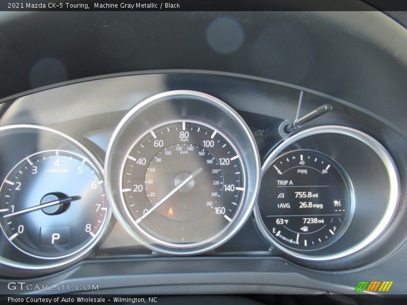 Machine Gray Metallic / Black 2021 Mazda CX-5 Touring
