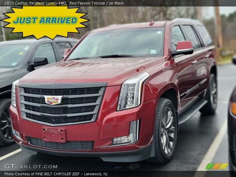 Red Passion Tintcoat / Jet Black 2020 Cadillac Escalade Luxury 4WD