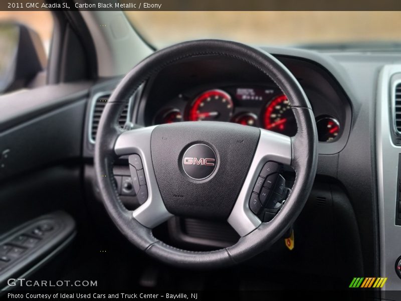 Carbon Black Metallic / Ebony 2011 GMC Acadia SL