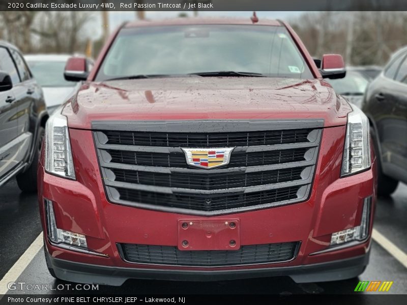 Red Passion Tintcoat / Jet Black 2020 Cadillac Escalade Luxury 4WD