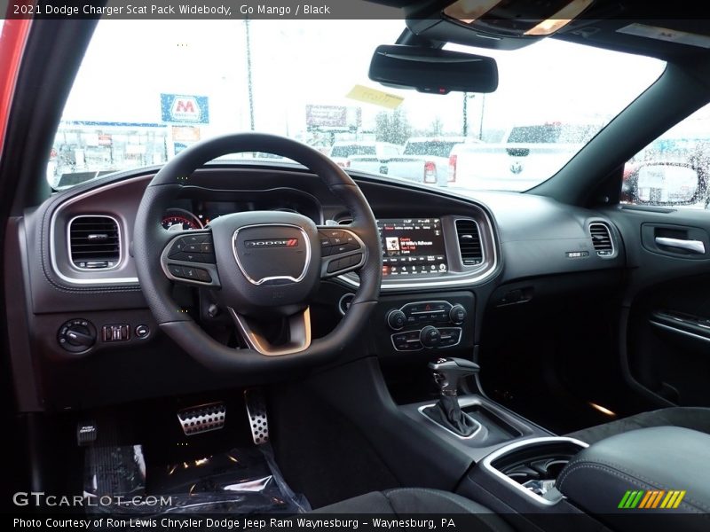 Go Mango / Black 2021 Dodge Charger Scat Pack Widebody