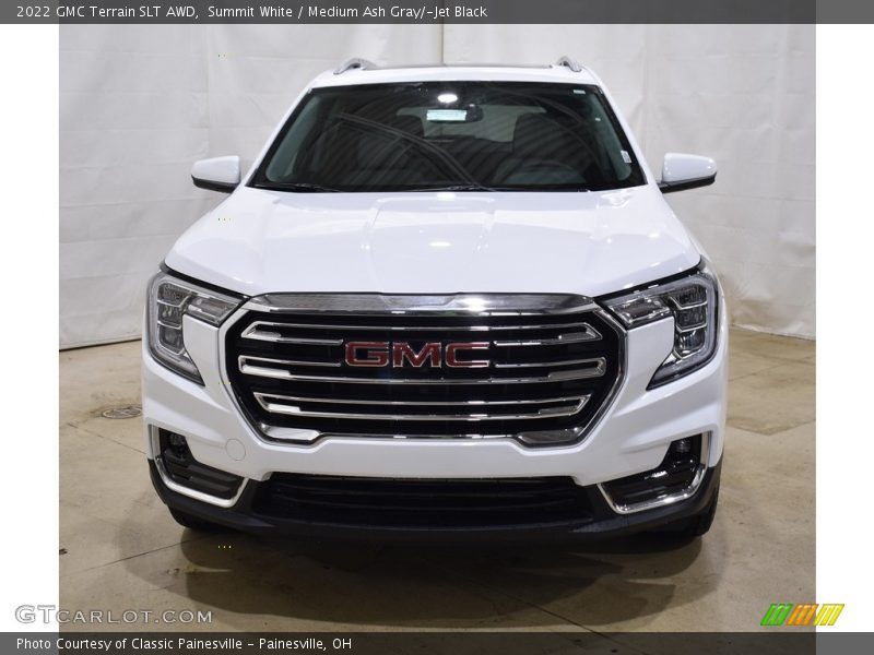Summit White / Medium Ash Gray/­Jet Black 2022 GMC Terrain SLT AWD