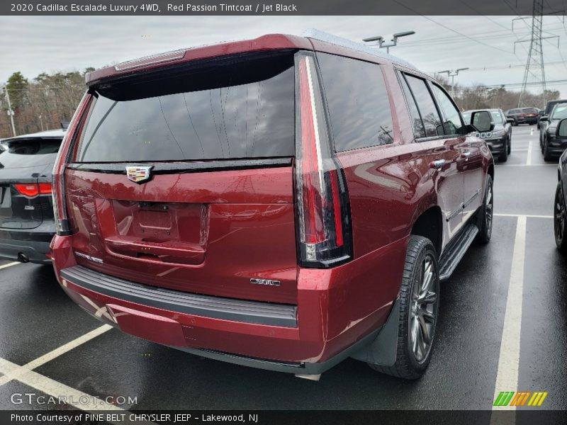 Red Passion Tintcoat / Jet Black 2020 Cadillac Escalade Luxury 4WD