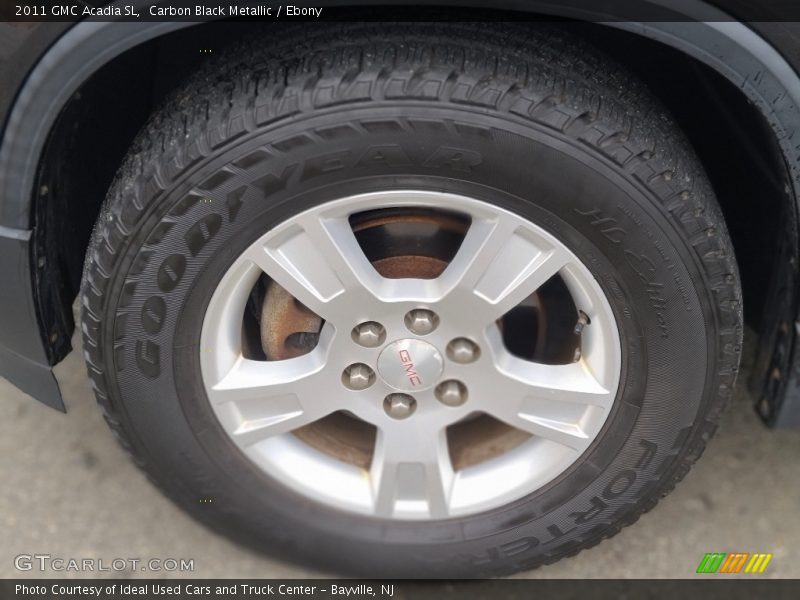 Carbon Black Metallic / Ebony 2011 GMC Acadia SL