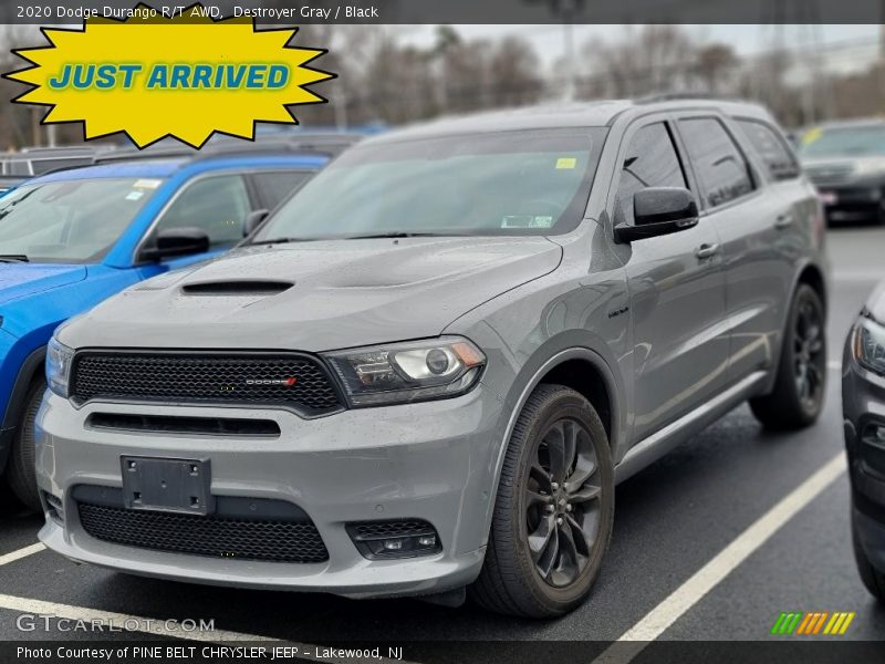Destroyer Gray / Black 2020 Dodge Durango R/T AWD