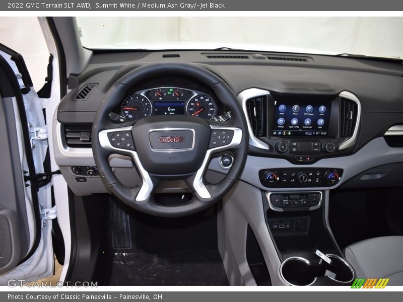 Summit White / Medium Ash Gray/­Jet Black 2022 GMC Terrain SLT AWD