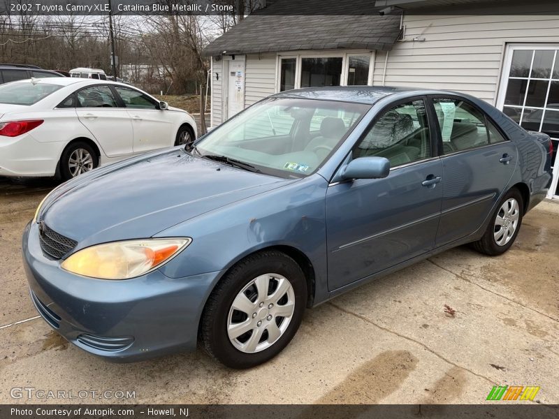 Catalina Blue Metallic / Stone 2002 Toyota Camry XLE