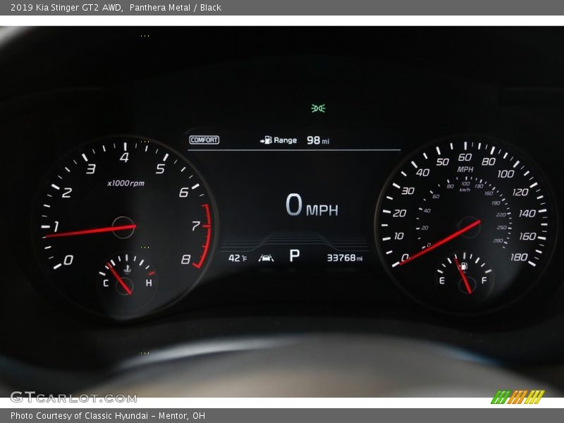 Panthera Metal / Black 2019 Kia Stinger GT2 AWD