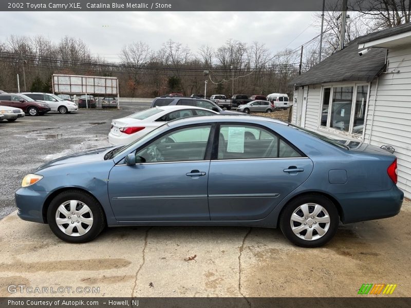 Catalina Blue Metallic / Stone 2002 Toyota Camry XLE