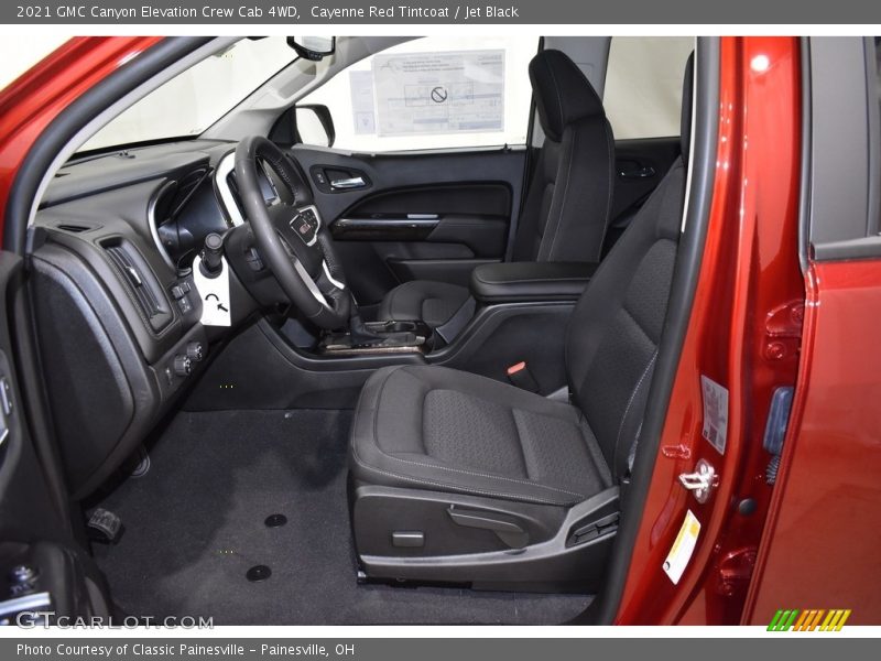 Cayenne Red Tintcoat / Jet Black 2021 GMC Canyon Elevation Crew Cab 4WD