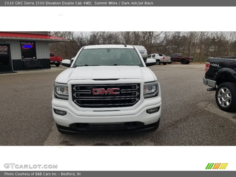Summit White / Dark Ash/Jet Black 2016 GMC Sierra 1500 Elevation Double Cab 4WD
