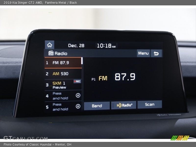 Panthera Metal / Black 2019 Kia Stinger GT2 AWD