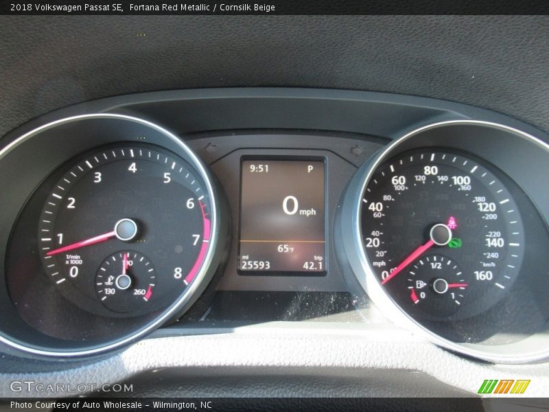Fortana Red Metallic / Cornsilk Beige 2018 Volkswagen Passat SE