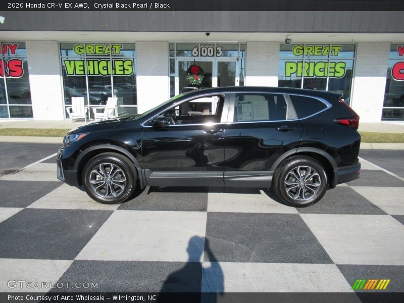 Crystal Black Pearl / Black 2020 Honda CR-V EX AWD