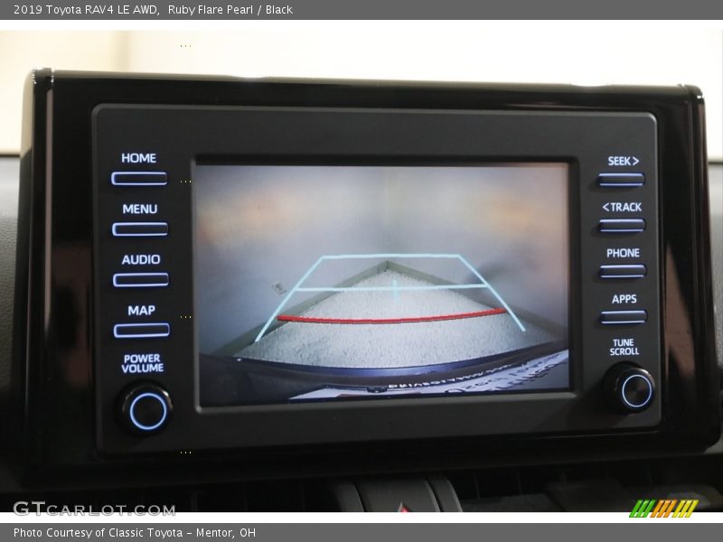 Ruby Flare Pearl / Black 2019 Toyota RAV4 LE AWD