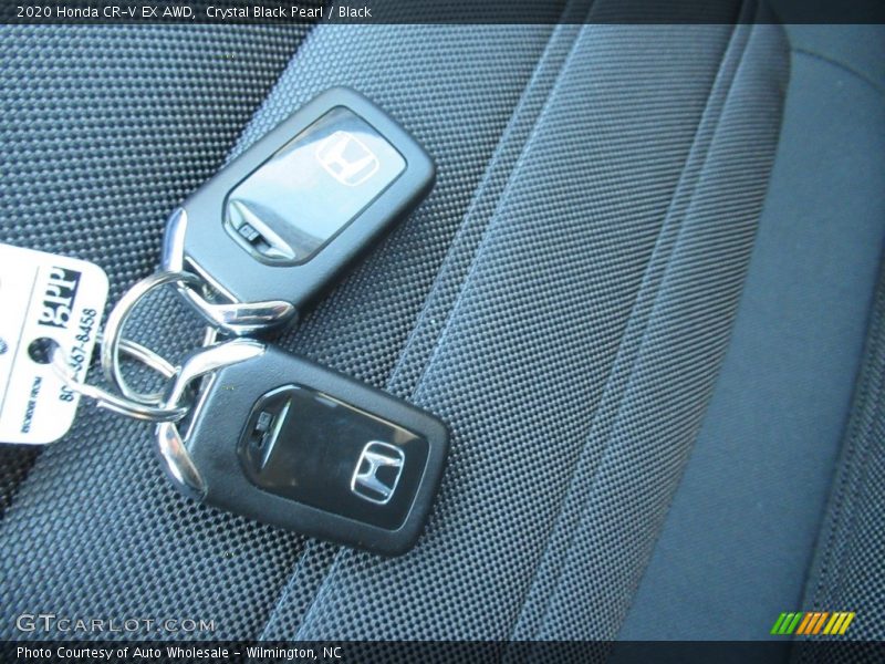 Crystal Black Pearl / Black 2020 Honda CR-V EX AWD