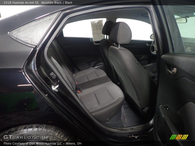 Absolute Black / Black 2018 Hyundai Accent SE