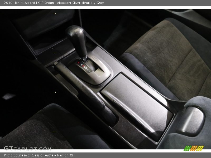 Alabaster Silver Metallic / Gray 2010 Honda Accord LX-P Sedan