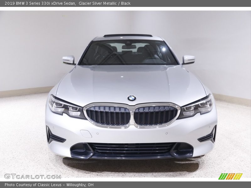 Glacier Silver Metallic / Black 2019 BMW 3 Series 330i xDrive Sedan
