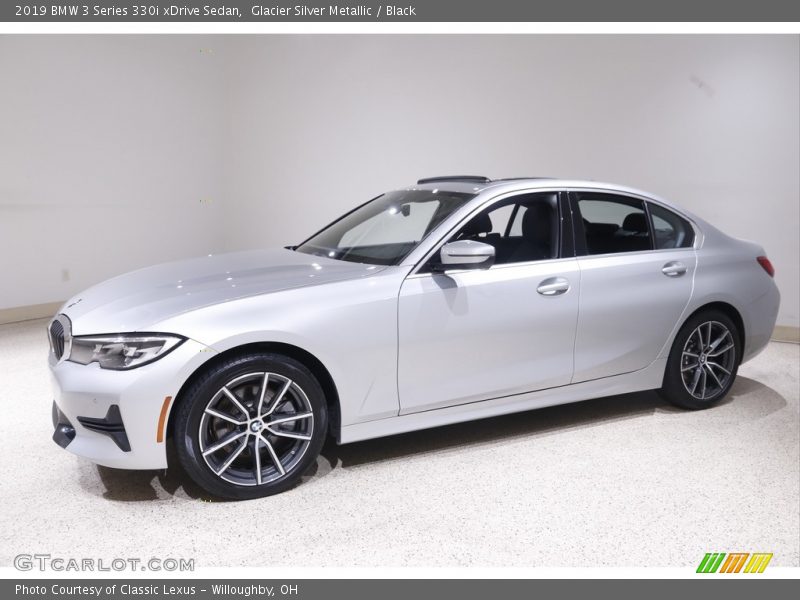 Glacier Silver Metallic / Black 2019 BMW 3 Series 330i xDrive Sedan