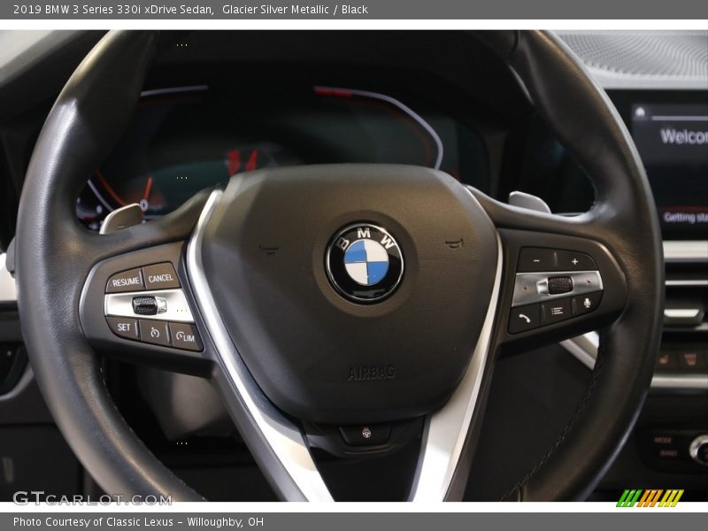 Glacier Silver Metallic / Black 2019 BMW 3 Series 330i xDrive Sedan