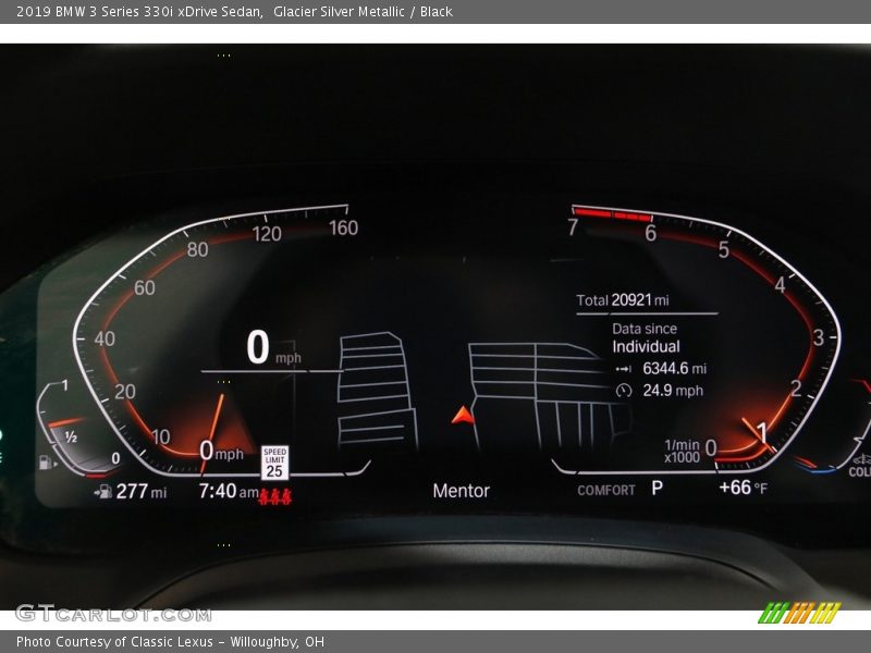 Glacier Silver Metallic / Black 2019 BMW 3 Series 330i xDrive Sedan