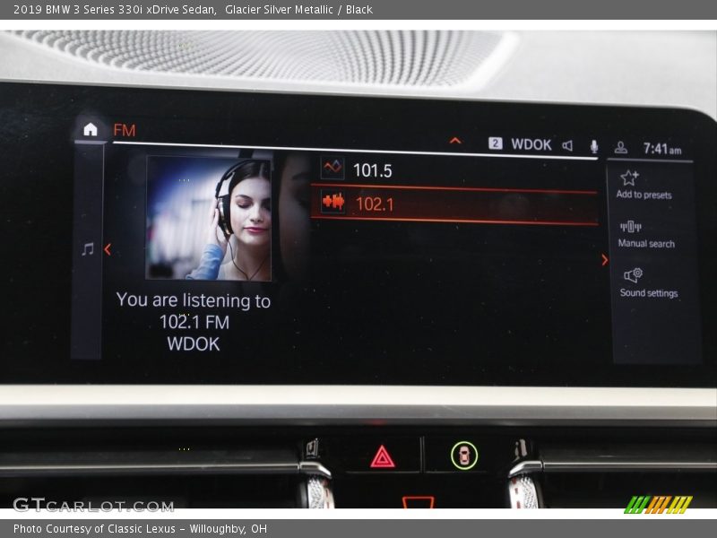 Glacier Silver Metallic / Black 2019 BMW 3 Series 330i xDrive Sedan