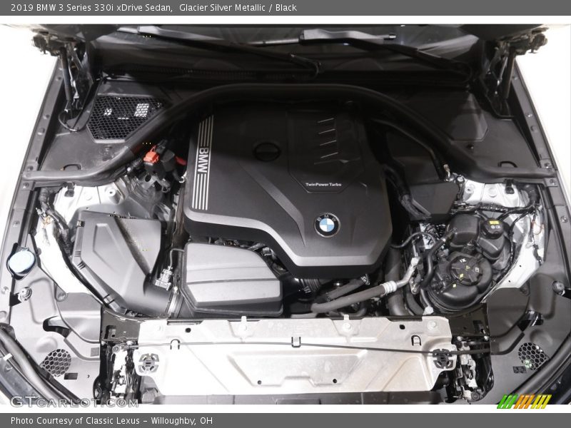 Glacier Silver Metallic / Black 2019 BMW 3 Series 330i xDrive Sedan