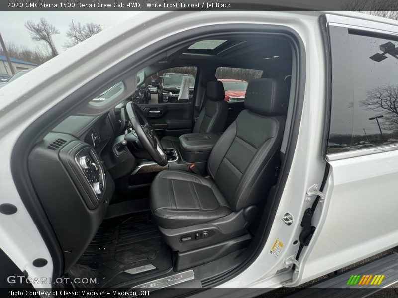 White Frost Tricoat / Jet Black 2020 GMC Sierra 1500 Denali Crew Cab 4WD