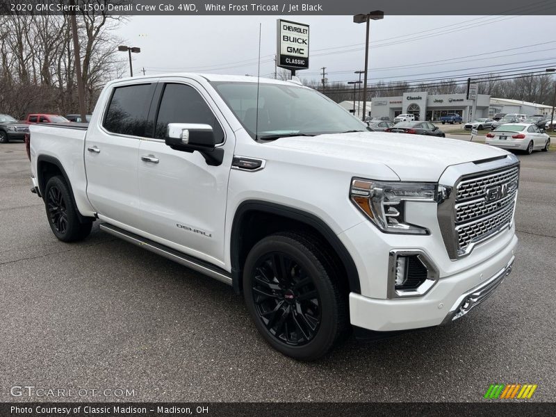 White Frost Tricoat / Jet Black 2020 GMC Sierra 1500 Denali Crew Cab 4WD