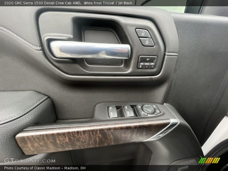 White Frost Tricoat / Jet Black 2020 GMC Sierra 1500 Denali Crew Cab 4WD