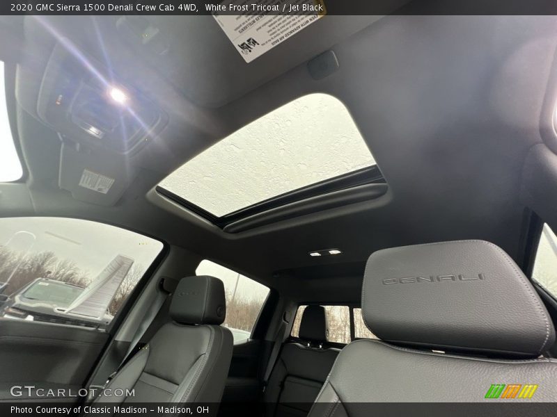 White Frost Tricoat / Jet Black 2020 GMC Sierra 1500 Denali Crew Cab 4WD