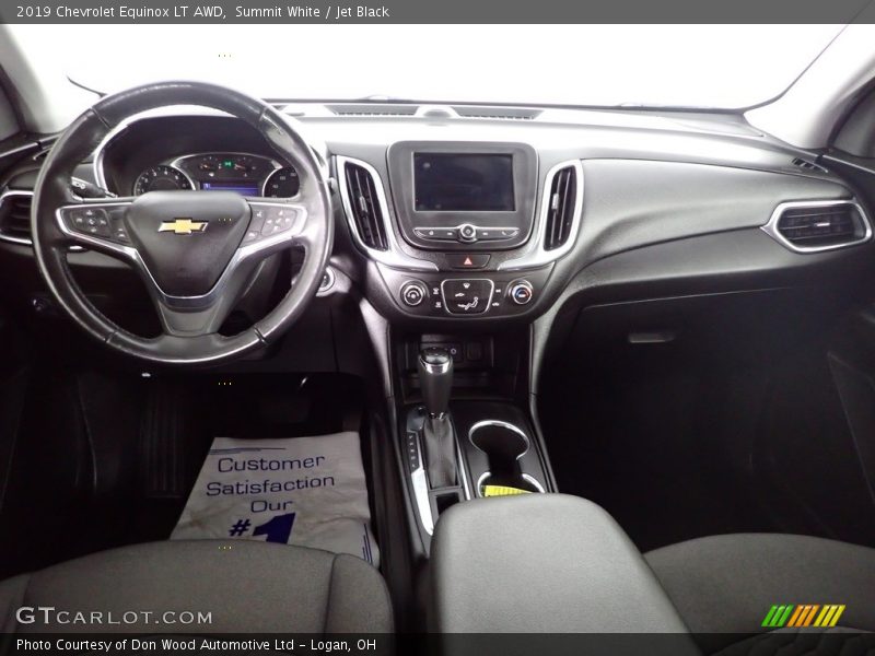 Summit White / Jet Black 2019 Chevrolet Equinox LT AWD