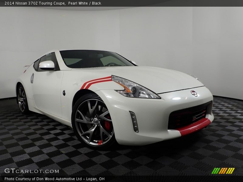 Pearl White / Black 2014 Nissan 370Z Touring Coupe