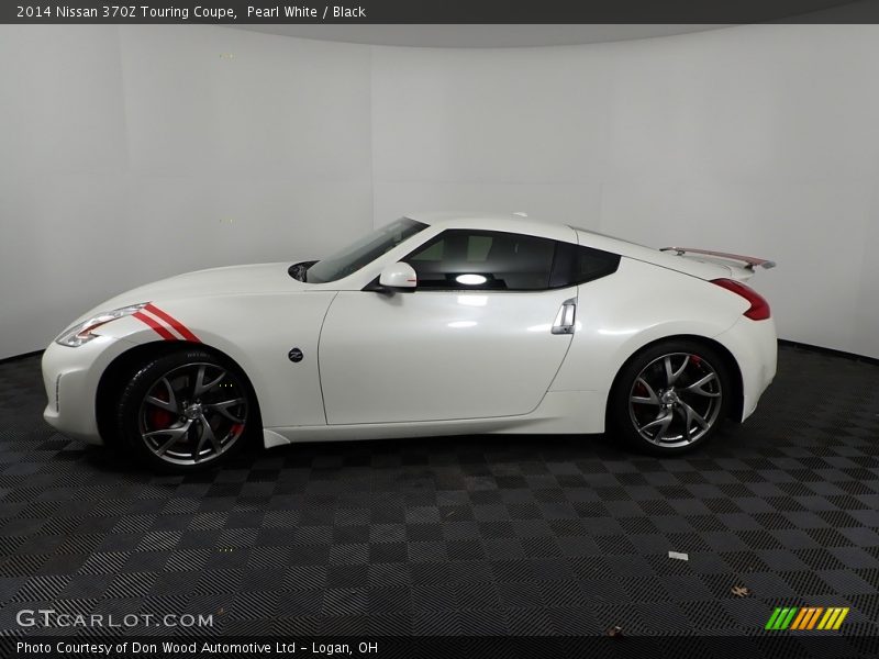 Pearl White / Black 2014 Nissan 370Z Touring Coupe