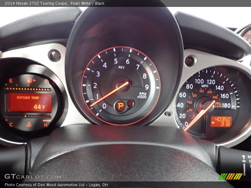 Pearl White / Black 2014 Nissan 370Z Touring Coupe