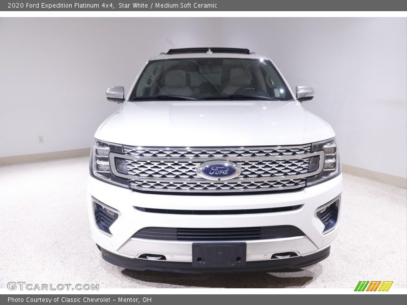 Star White / Medium Soft Ceramic 2020 Ford Expedition Platinum 4x4