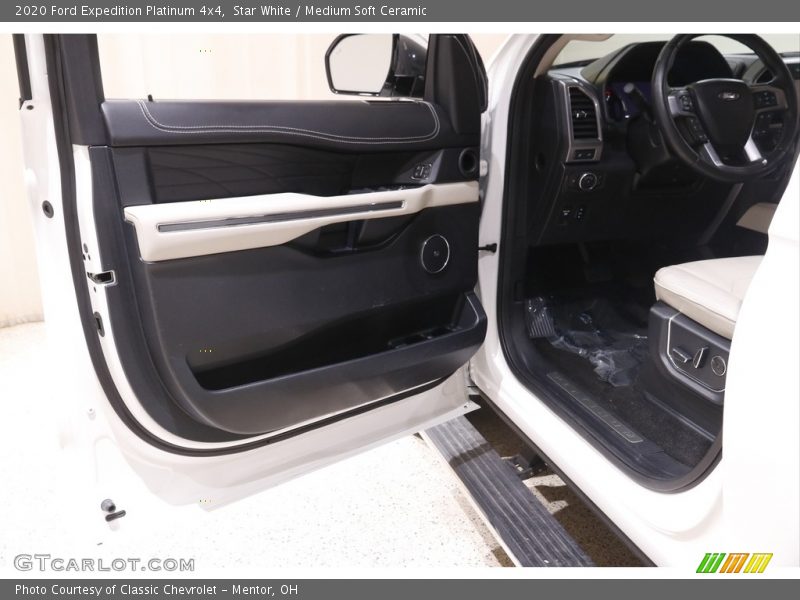 Star White / Medium Soft Ceramic 2020 Ford Expedition Platinum 4x4
