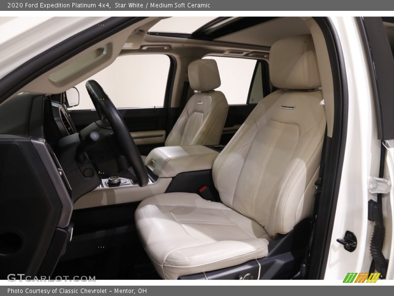 Front Seat of 2020 Expedition Platinum 4x4