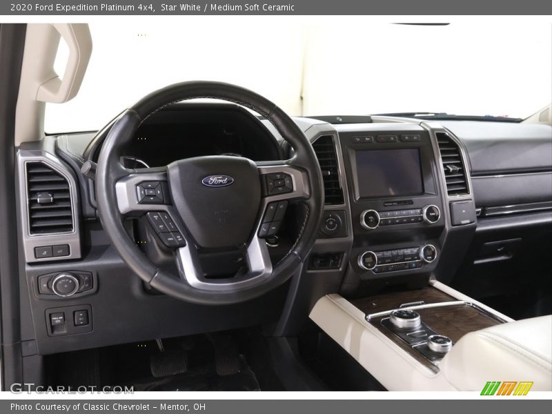 Star White / Medium Soft Ceramic 2020 Ford Expedition Platinum 4x4