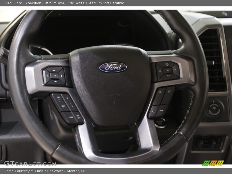 Star White / Medium Soft Ceramic 2020 Ford Expedition Platinum 4x4