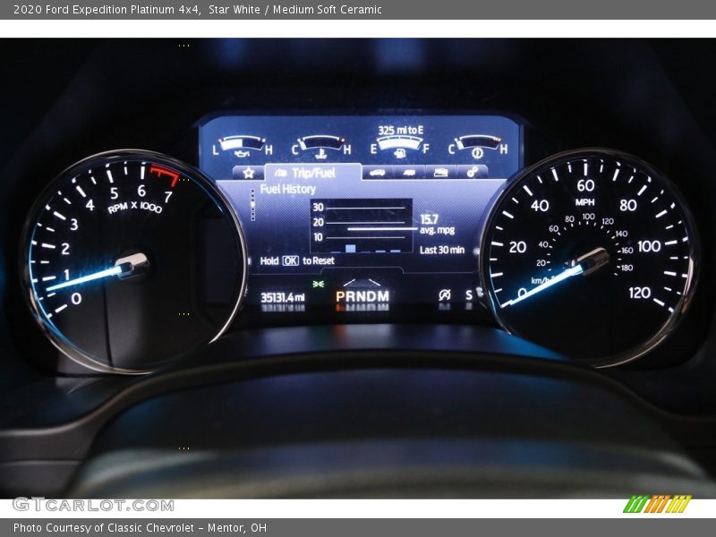 Star White / Medium Soft Ceramic 2020 Ford Expedition Platinum 4x4